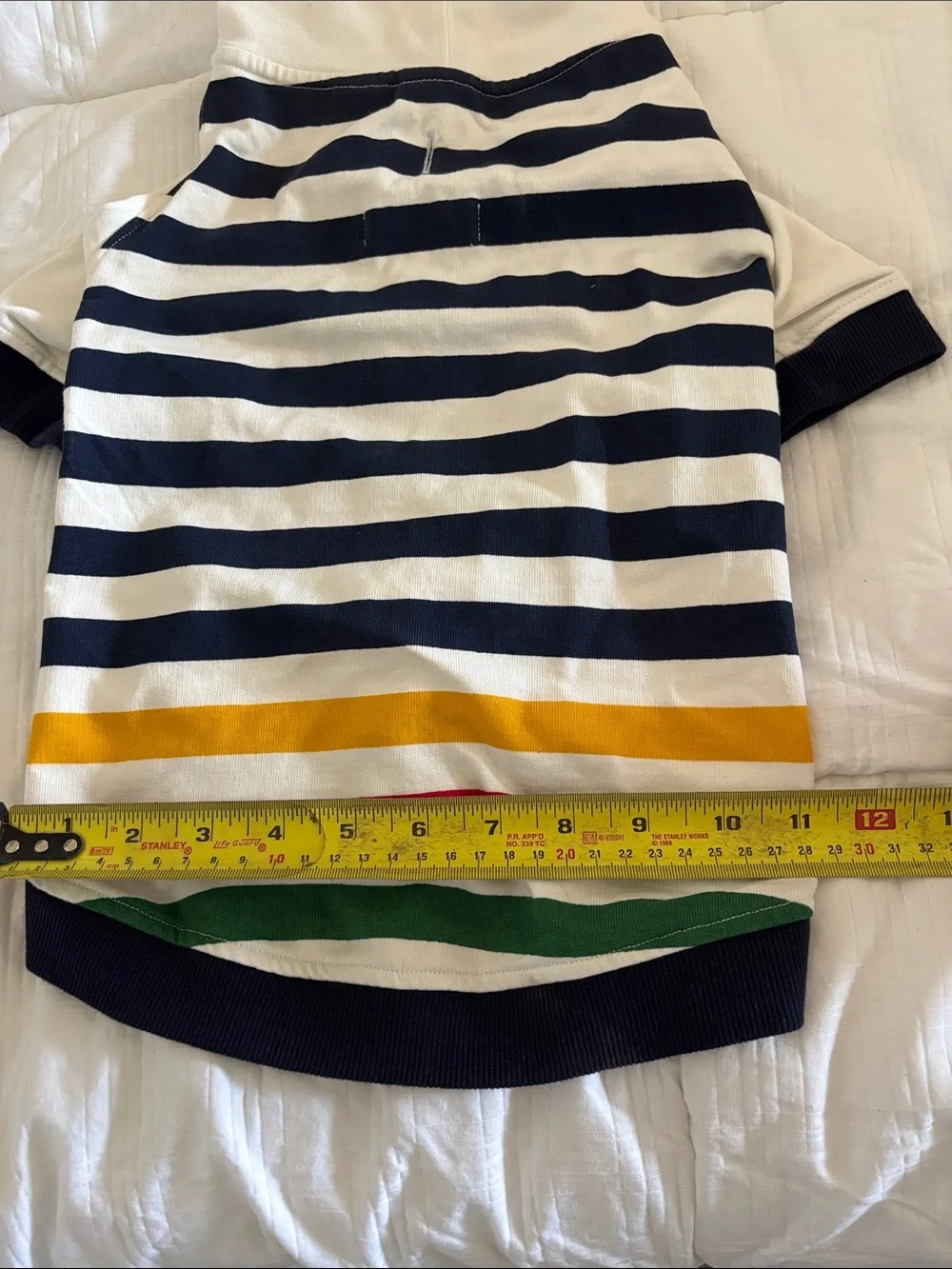 HBC Stripes Dog Hoodie - NWT